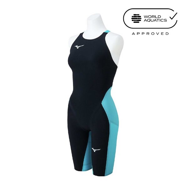 GX SONIC 6 CR Racing Half Suit (Black x Turquoise) (Women's)