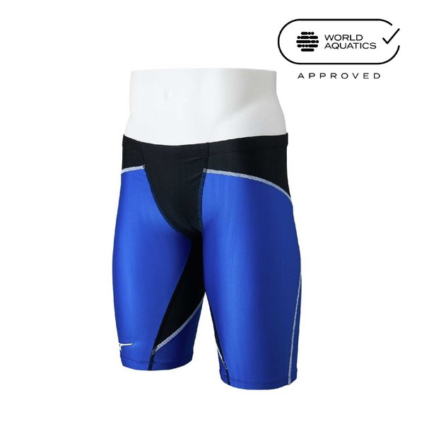 GX SONIC DUAL Racing Half Spats (Black x Blue) (Men's)