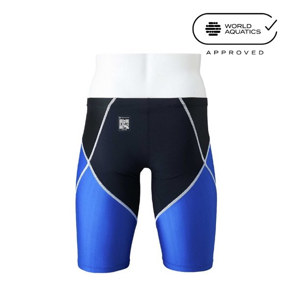 GX SONIC DUAL Racing Half Spats (Black x Blue) (Men's)
