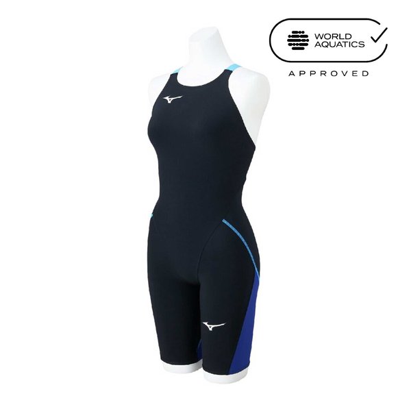 GX SONIC LITE Racing Half Suit (Black x Blue) (Women's)