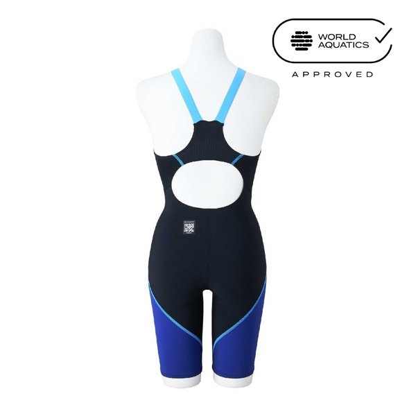 GX SONIC LITE Racing Half Suit (Black x Blue) (Women's)