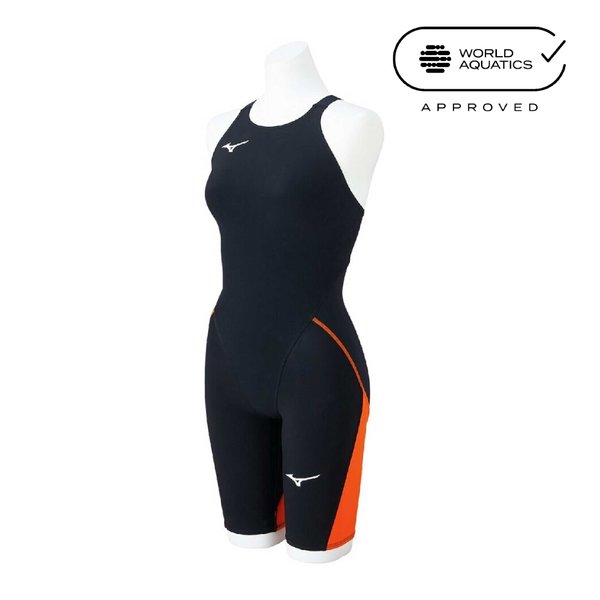 GX SONIC LITE Racing Half Suit (Black x Orange) (Women's)