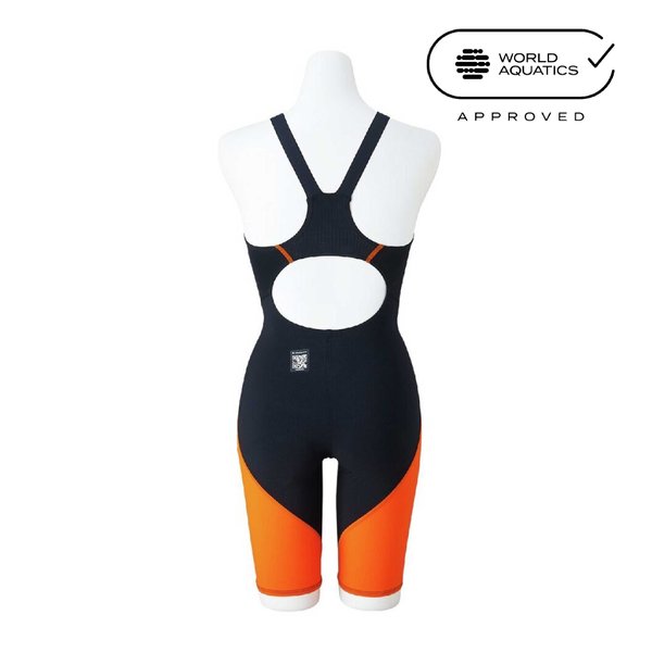 GX SONIC LITE Racing Half Suit (Black x Orange) (Women's)