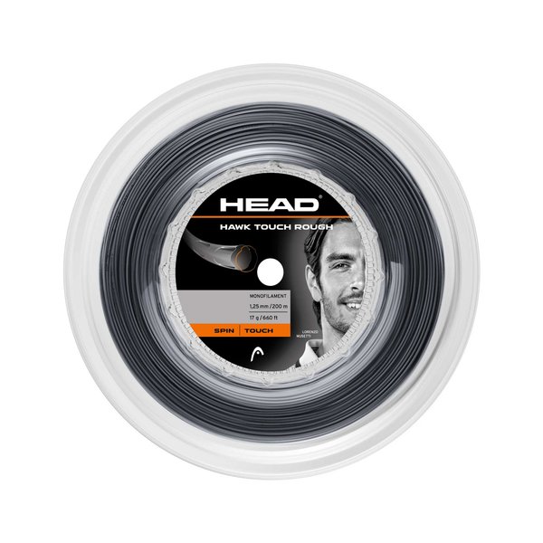 Hawk Touch Rough Tennis String Reel (200m) (Black)