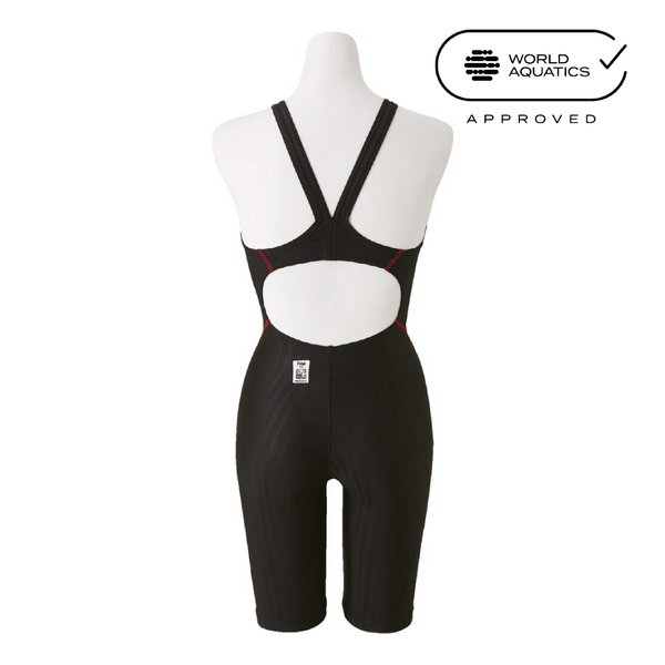 STREAM ACE Racing Half Suit (Race Open Back) (Black x Red) (Women's)