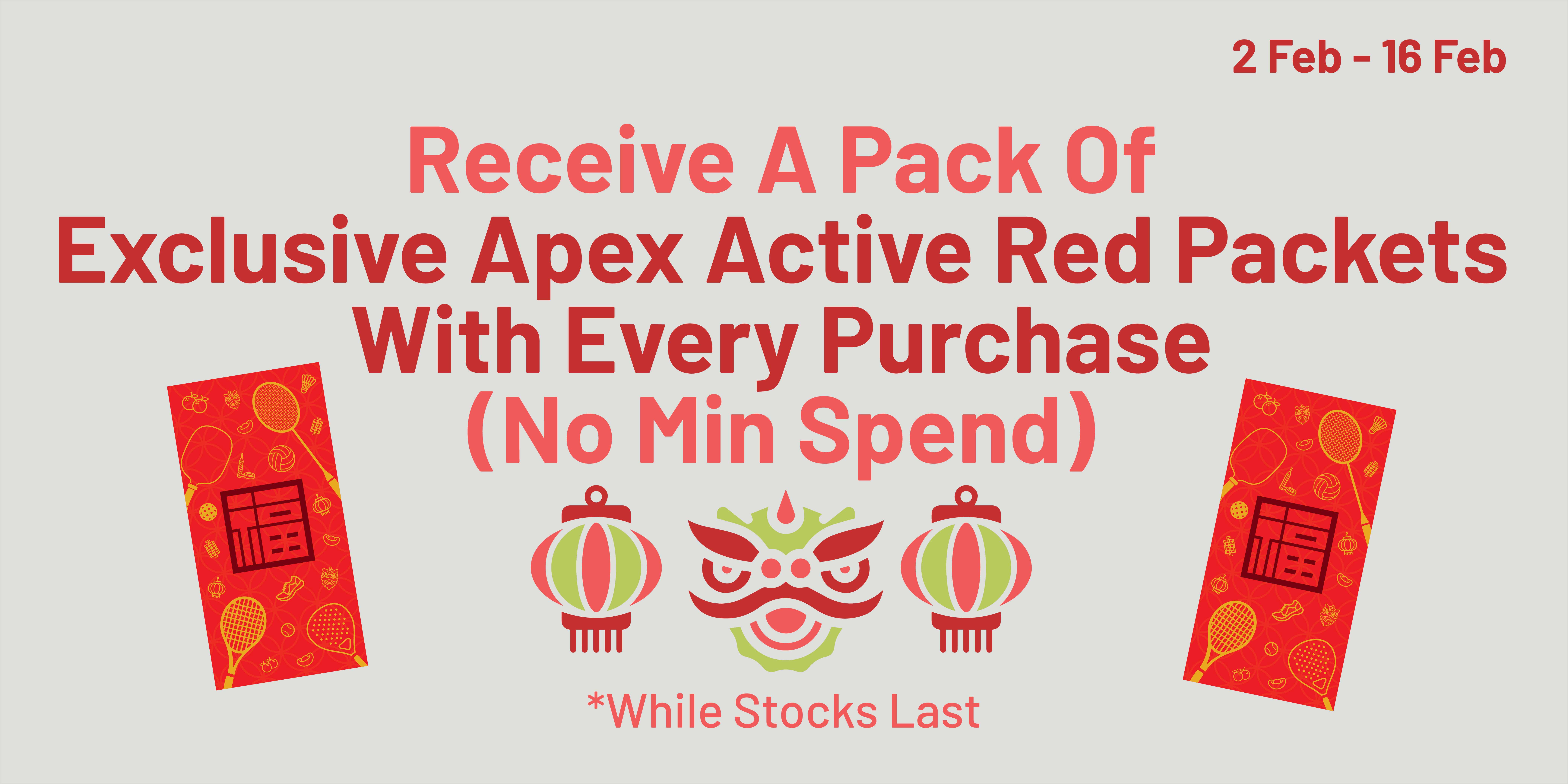Exclusive Apex Active Red Packets